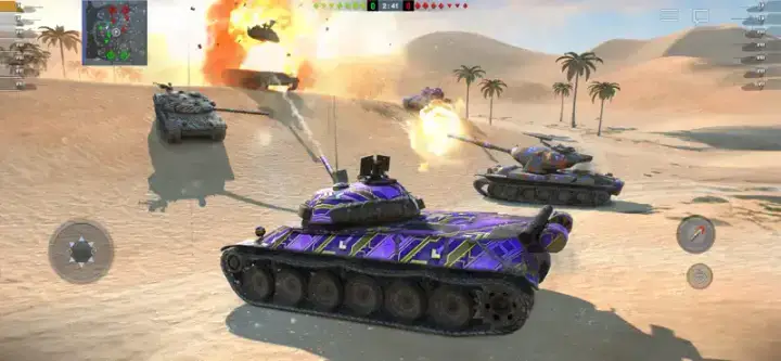 World of Tanks Blitzのゲーム画面 1枚目