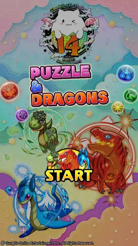 パズル&ドラゴンズのゲーム画面 1枚目