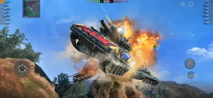 World of Tanks Blitzのゲーム画面 2枚目