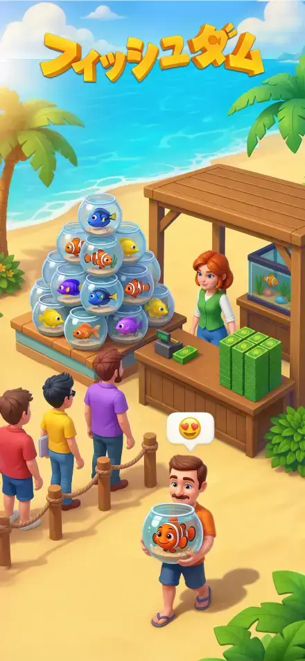 フィッシュダムのゲーム画面 3枚目